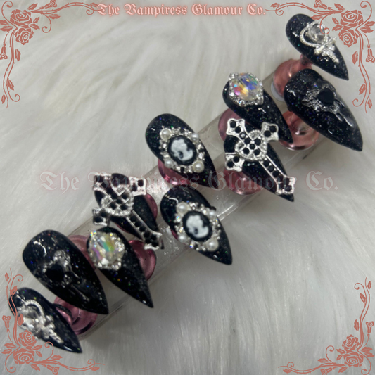 La Domination — Dominion Luxury Handcrafted Glamour Magick Gel Press-On Nail Set