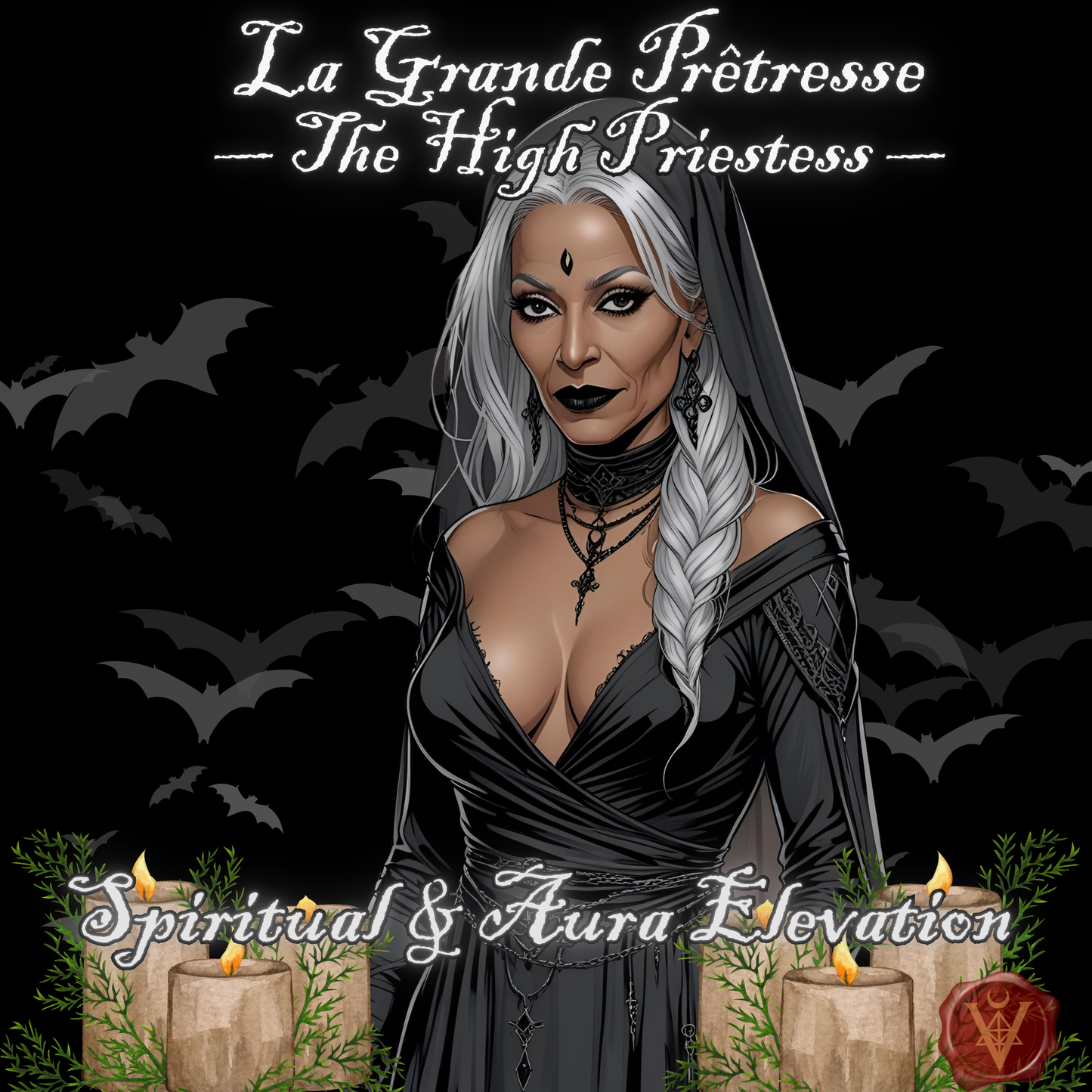 La Grande Prêtresse- Spiritual Aura and Intuition Elevation Ritual Oil