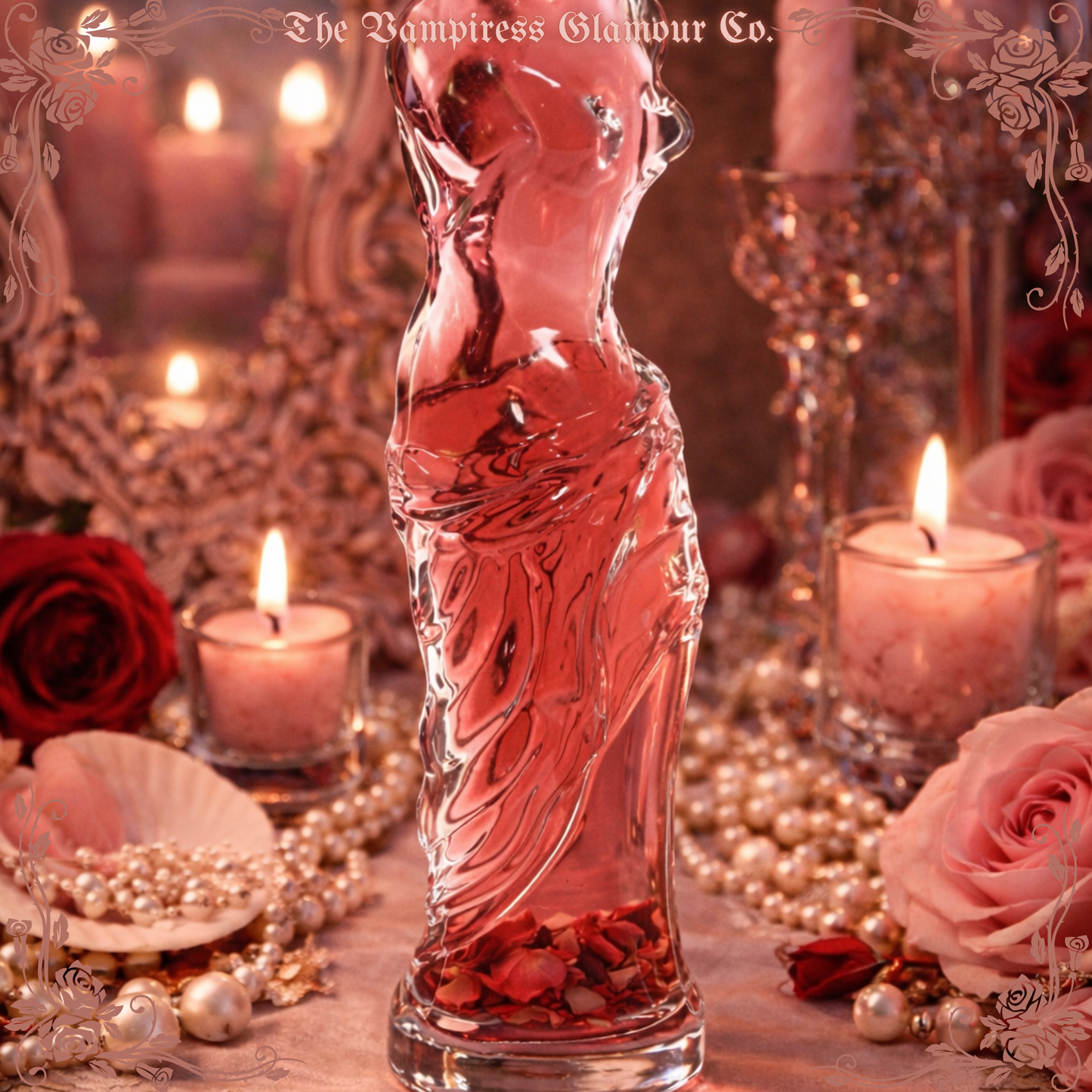Le Doux Baiser d’Aphrodite- The Sweet Kiss of Aphrodite 27oz Deluxe Goddess Glamour & Devotional Oil