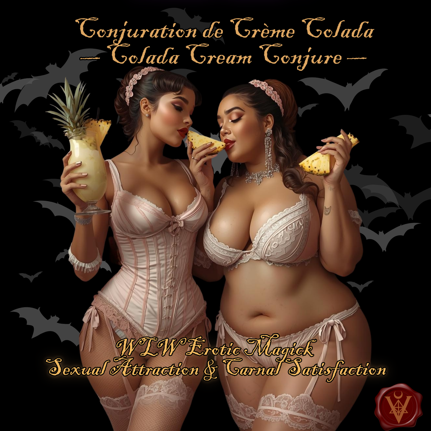 Conjuration de Crème Colada-WLW Erotic Magick Ritual Oil