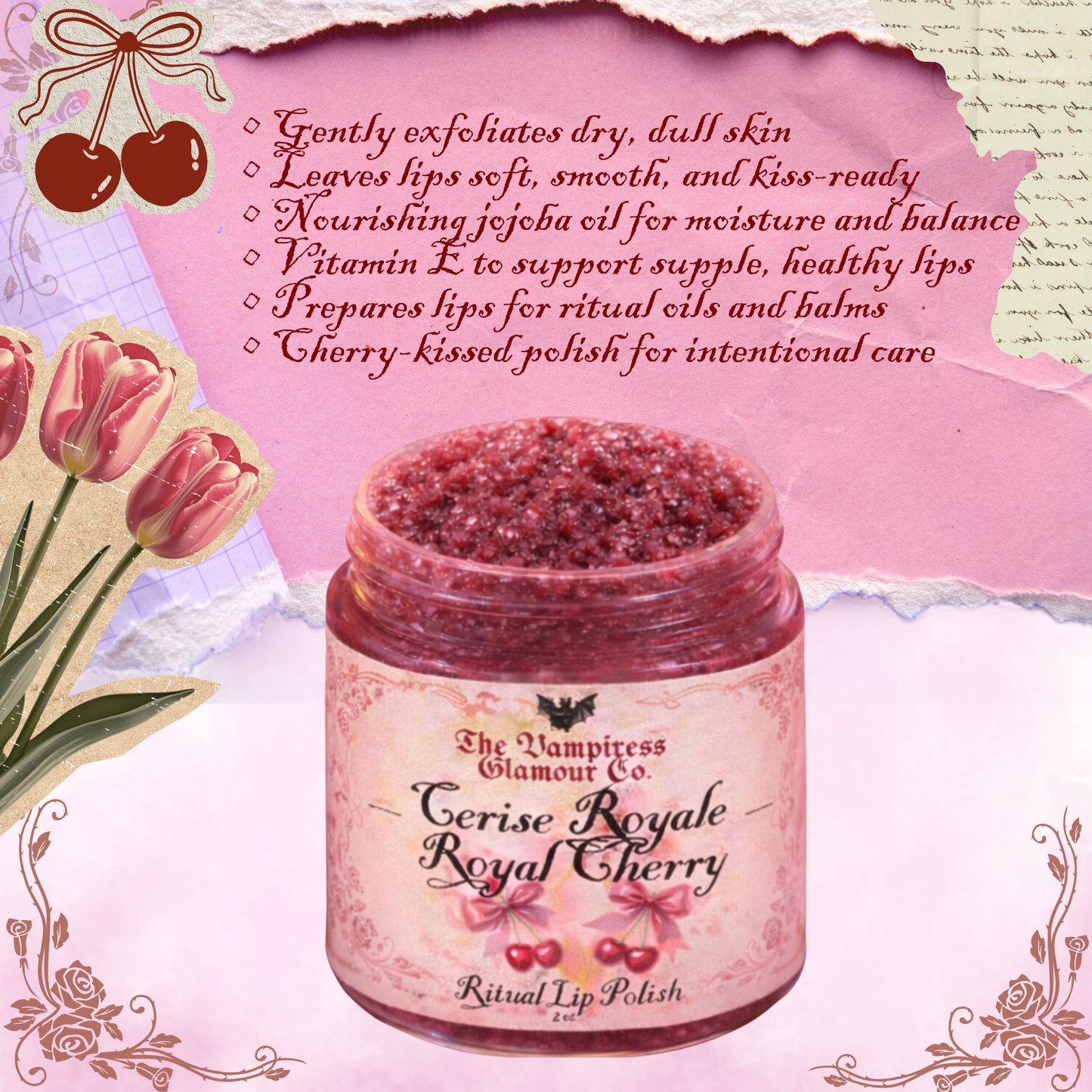 Cerise Royale-Royal Cherry Ritual Lip Polish