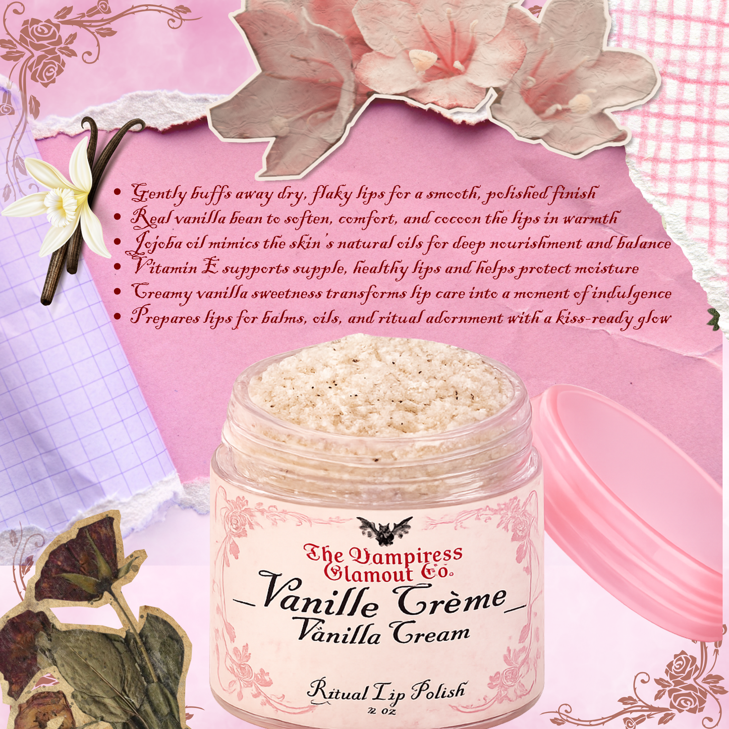 Vanille Crème- Vanilla Cream Ritual Lip Polish