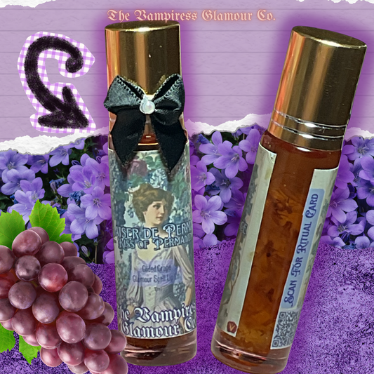Baiser de Permanence Gilded Grape Glamour Spell Lip Oil