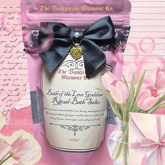 Le Bain de la Déesse de l’Amour- Ritual Bath Salt of Love, Beauty & Magnetic Softness
