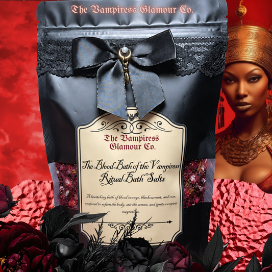 Le Bain de la Vampiresse-Ritual Bath Salt of Glamour, Allure & Vampiric Seduction