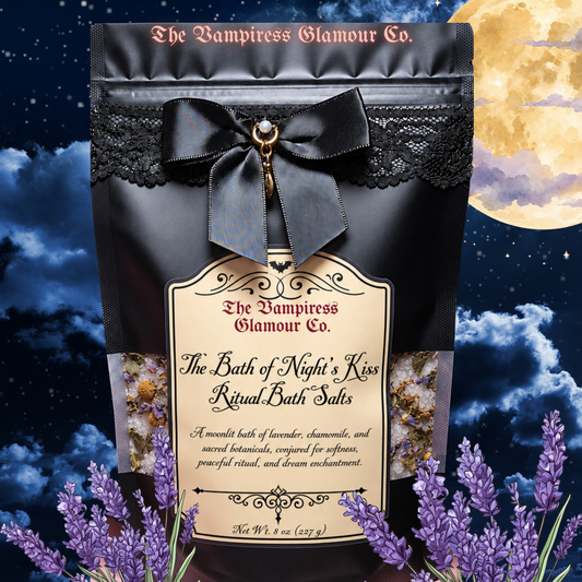 Le Bain du Baiser de la Nuit- Ritual Bath Salt of Sleep, Softness & Dream Enchantment