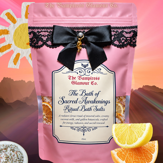 Le Bain des Éveils Sacrés- Ritual Bath Salt of Energy, Radiance & Sacred Renewal