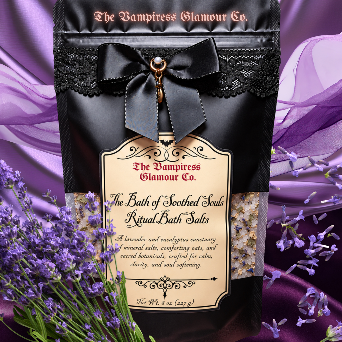 Le Bain des Âmes Apaisées- Ritual Bath Salt of Calm, Clarity & Soul Softening