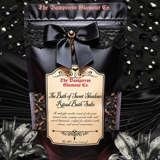 Le Bain des Ombres Douces- Ritual Bath Salt for  Shadow Work Aid, Release & Sacred Restoration