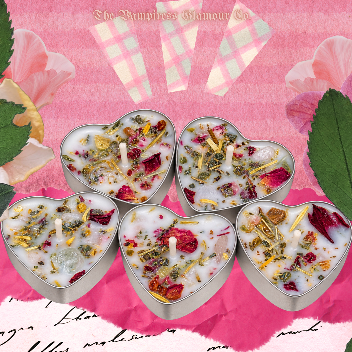 Je m’aime Rituel de l’Amour-Propre
-Self-Love Spelled Tealight Candles