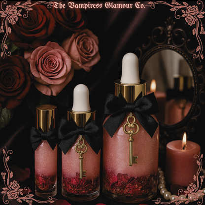 L’Enchantement d’Aphrodite- Aphrodite Love, Beauty, & Glamour Spelled Crystal-Infused Botanical Perfume Oil