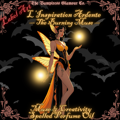 L’Inspiration Ardente-Creativity & Muse Spelled Crystal Infused Botanical Perfume Oil