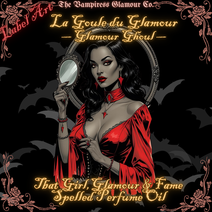 La Goule du Glamour-Fame & Magnetism Spelled Crystal Infused Botanical Perfume Oil