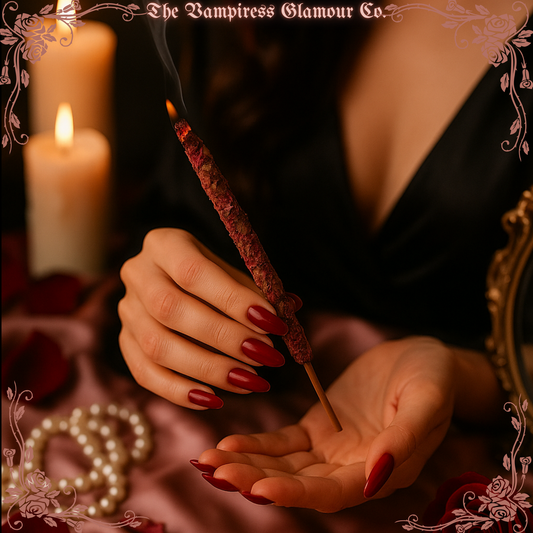 Liqueur de Rose Noire-Glamour, Seduction & Feminine Power Ritual & Spell Sticks