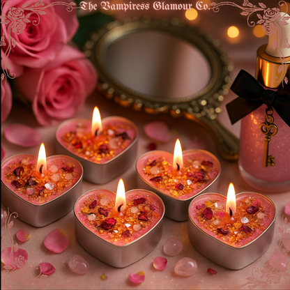 Éclat de Glamour-Radiance & Glamour Glow Up Spelled Tealight Candles