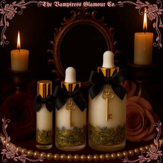 La Grande Prêtresse- Spiritual Aura and Intuition Elevation  Spelled Crystal-Infused Botanical Perfume Oil