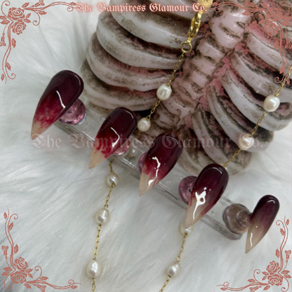 Les Griffes Sanglantes — The Bloody Claws Luxury Handcrafted Glamour Magick Gel Press-On Nail Set