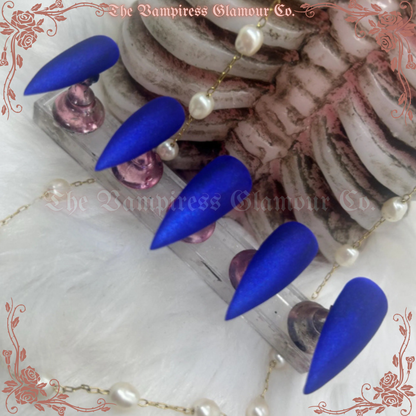 Lagune Bleue — Blue Lagoon Luxury Handcrafted Glamour Magick Gel Press-On Nail Set