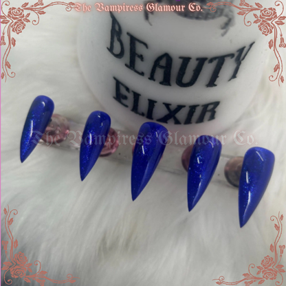 Lagune Bleue — Blue Lagoon Luxury Handcrafted Glamour Magick Gel Press-On Nail Set