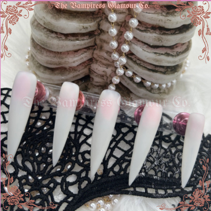 Os Blanc — Bone Luxury Handcrafted Glamour Magick Gel Press-On Nail Set