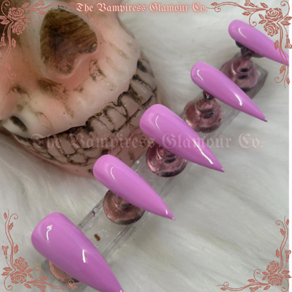 Cerveau Rose — Brain Pink Luxury Handcrafted Glamour Magick Gel Press-On Nail Set