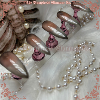 Morte Mais Jolie — Dead But Pretty
 Handcrafted Luxury Glamour Magick Gel Press-On Nails