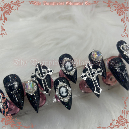 La Domination — Dominion Luxury Handcrafted Glamour Magick Gel Press-On Nail Set