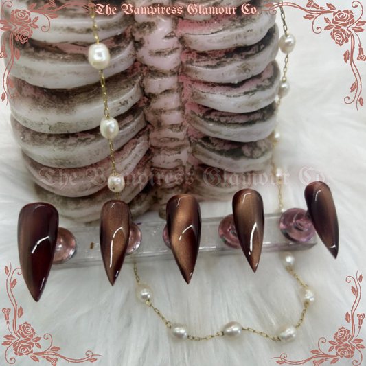 Magie du Loup — Wolf Magick Luxury Handcrafted Glamour Magick Gel Press-On Nail Set