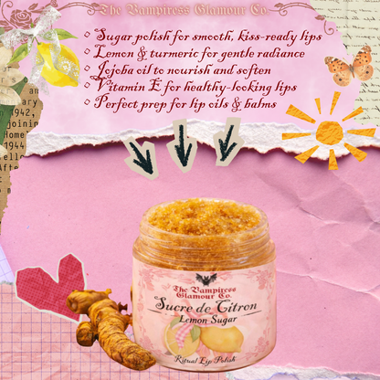 Sucre de Citron Lemon Sugar & Turmeric Ritual Lip Polish