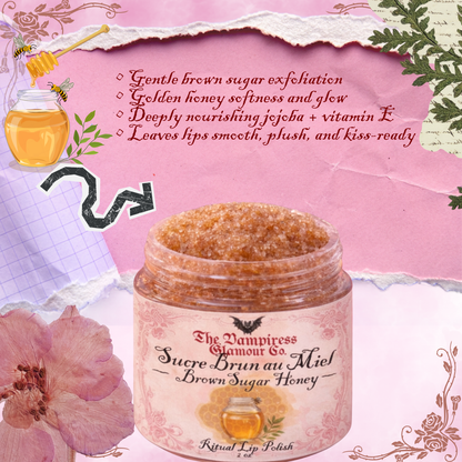 Sucre Brun au Miel- Brown Sugar Honey Ritual Lip Polish