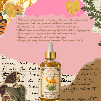 L’Éclat de la Déesse- Goddess Glow Calendula Renewal Face & Body Oil