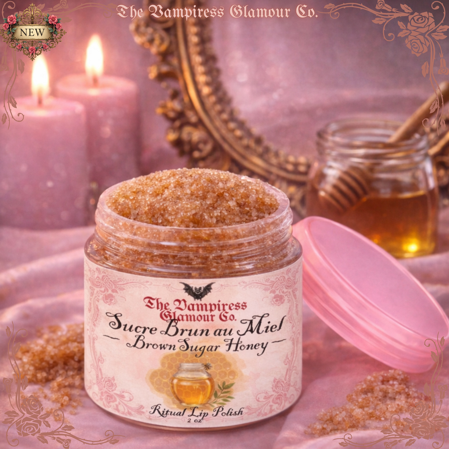 Sucre Brun au Miel- Brown Sugar Honey Ritual Lip Polish