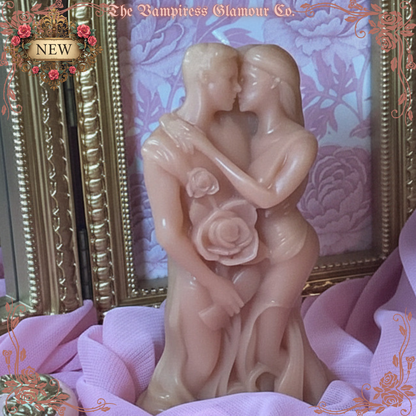 Le Pacte des Cœurs- The Covenant of Hearts Artisanal Beeswax Ritual Candle