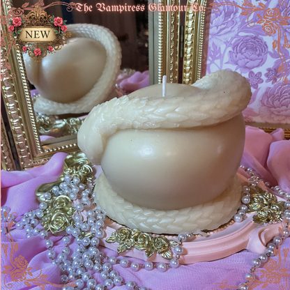 Le Fruit de la Métamorphose Spelled Artisanal Beeswax Ritual Candle