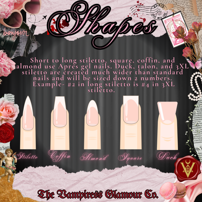 Lune de Perle — Pearl Moon
 Luxury Handcrafted Glamour Magick Gel Press-On Nail Set